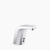 Kohler Touchless single-hole lavatory faucet with Insight™ sensor technology, AC-powered, less drain, 0.35 gpm