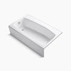 Kohler 60" x 34-1/4" alcove bath, left drain
