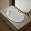Kohler Sunward Heated Bubblemassage Air Bath With Bask Heated Surface 60 x 42-Inch Drop-In Bathtub