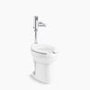 Kohler Commercial toilet with Mach® Tripoint® touchless DC 1.0 gpf flushometer