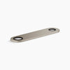 Kohler 8" two-hole escutcheon plate for Insight™ and Kinesis® lavatory faucets and soap dispensers
