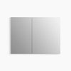 Kohler Slim 35" x 26" rectangular two-door medicine cabinet