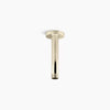 Kohler 6" ceiling-mount single-function rainhead arm and flange