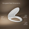 Kohler Nightlight ReadyLatch® Quiet-Close™ elongated toilet seat