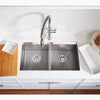 Kohler Smart Divide® 33" top-/undermount double-bowl workstation kitchen sink