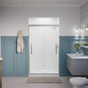 Kohler Frameless sliding shower door, 79-1/16" H x 44-5/8 - 47-5/8" W, with 5/16" thick Frosted glass