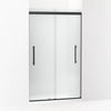 Kohler Frameless sliding shower door, 79-1/16" H x 44-5/8 - 47-5/8" W, with 5/16" thick Frosted glass