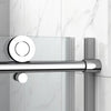 Kohler Sliding shower door, 78" H x 44-5/8 - 47-7/8" W, with 3/8" thick Crystal Clear glass