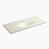 Kohler 49" Enameled cast iron vanity top with integrated oval sink