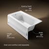 Kohler Bancroft Alcove Bath Left Drain