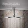 Kohler Round 14” single-function rainhead, 2.5 gpm