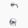 Kohler Rite-Temp® shower trim kit with lever handle, without showerhead