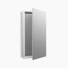 Kohler 20-1/8" W x 36-1/8" H aluminum single-door medicine cabinet with 170 degree hinge