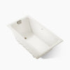Kohler Tea-for-two Heated Bubblemassage Air Bath 66 x 36-Inch Drop-In Bathtub
