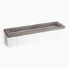Kohler 90" wall-mount trough lavatory system