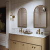 Kohler 20" x 34" arched framed medicine cabinet, left-hinged