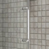 Kohler Sliding shower door, 75-1/2" H x 44-1/4 - 47-5/8" W, with heavy 5/16" thick Crystal Clear glass