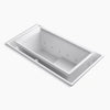 Kohler Sok 31-1 Effervescence Bath With Left-hand Drain 63 x 31-Inch Drop-In Bathtub
