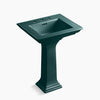 Kohler 25" rectangular pedestal bathroom sink