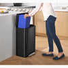 Kohler Dual-compartment step trash can