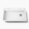 Kohler Riverby® 33" undermount single-bowl kitchen sink