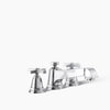 Kohler Deck-mount bath faucet trim with cross handles