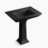 Kohler 30-3/4" rectangular pedestal bathroom sink