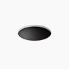 Kohler 16-1/8" round undermount bathroom sink, no overflow