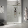 Kohler Sliding shower door, 70-1/2" H x 56-1/4 - 59-5/8" W, with 1/4" thick Crystal Clear glass