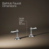 Kohler Deck-mount bath faucet handle trim with Lever design