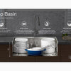 Kohler 33" undermount single-bowl workstation kitchen sink