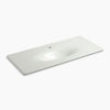 Kohler 49" Enameled cast iron vanity top with integrated oval sink