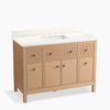 Malin™ by Studio McGee 48" bathroom vanity cabinet with sink and quartz top
