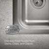 Kohler Staccato™ 33" top-mount double-bowl kitchen sink