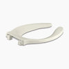 Kohler Elongated toilet seat with integrated handle and self-sustaining check hinge