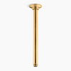 Kohler 12" ceiling-mount single-function rainhead arm and flange
