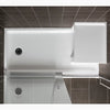 Kohler Tresham® 60" x 32" alcove shower base, left drain