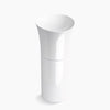 Kohler 16" pedestal bathroom sink, no overflow