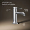 Kohler Single-handle bathroom sink faucet, 1.0 gpm