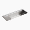 Kohler 45" undermount single-bowl workstation kitchen sink