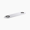 Kohler 8" two-hole escutcheon plate for Insight™ and Kinesis® lavatory faucets and soap dispensers