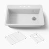 Kohler Riverby® 33" top-mount single-bowl kitchen sink