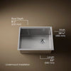Kohler Strive® 23" undermount single-bowl workstation kitchen sink