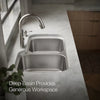 Kohler All-In-One 33" top-/undermount double-bowl kitchen sink