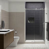 Kohler Sliding shower door, 78" H x 44-5/8 - 47-7/8" W, with 3/8" thick Crystal Clear glass