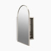 Kohler 20" x 34" arched framed medicine cabinet, left-hinged