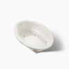 Kohler Sunward Whirlpool Bath With Bask Heated Surface 60 x 42-Inch Drop-In Bathtub