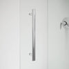 Kohler Frameless sliding bath door, 63-9/16" H x 54-5/8 - 59-5/8" W, with 5/16" thick Frosted glass