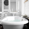 Kohler Deck-mount bath spout with flare design