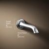 Kohler Wall-mount bath spout with flare design